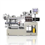 Extrusora de triple tornillo de laboratorio